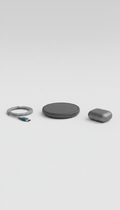 Support bureau aluminium brossé inclinable