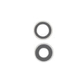 Lentille Caméra Arrière avec Contour iPhone (Blanc)