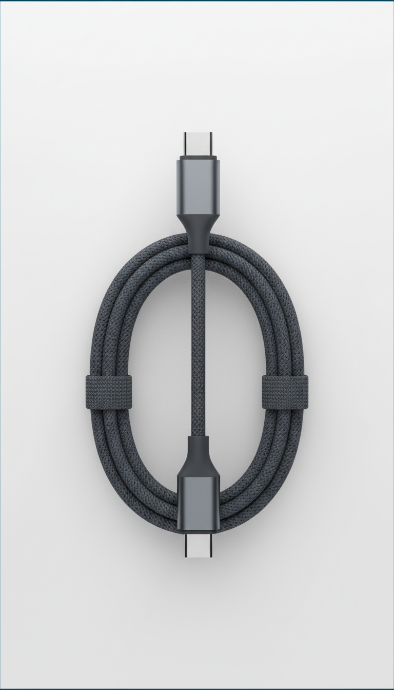 Câble USB-C nylon tressé 1,8 m
