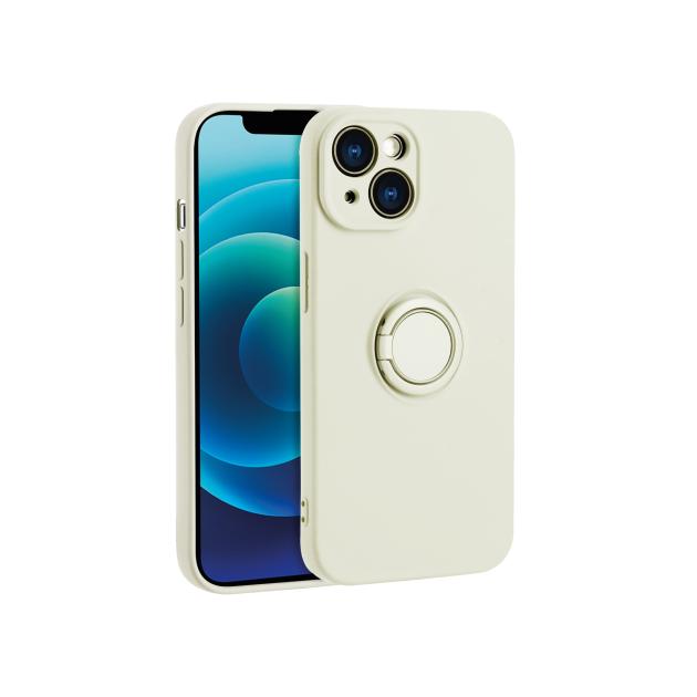 Coque Finger Grip Blanc iPhone