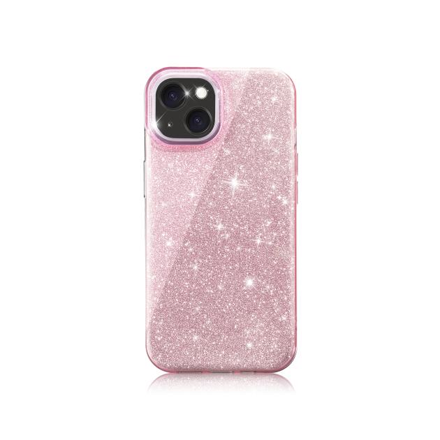Coque Glitter Rose iPhone