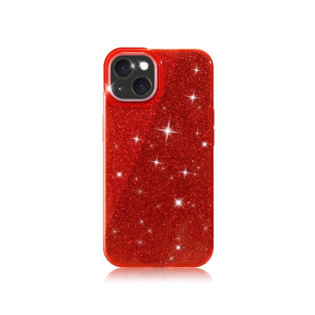 Coque Glitter Rouge iPhone