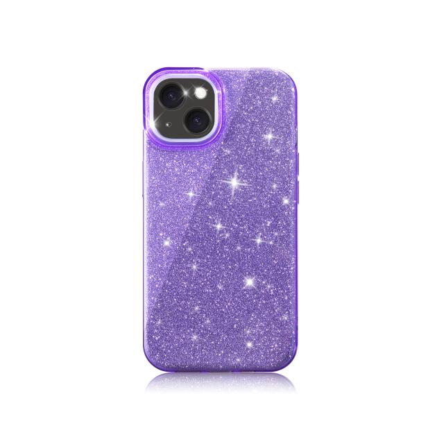 Coque Glitter Violet iPhone