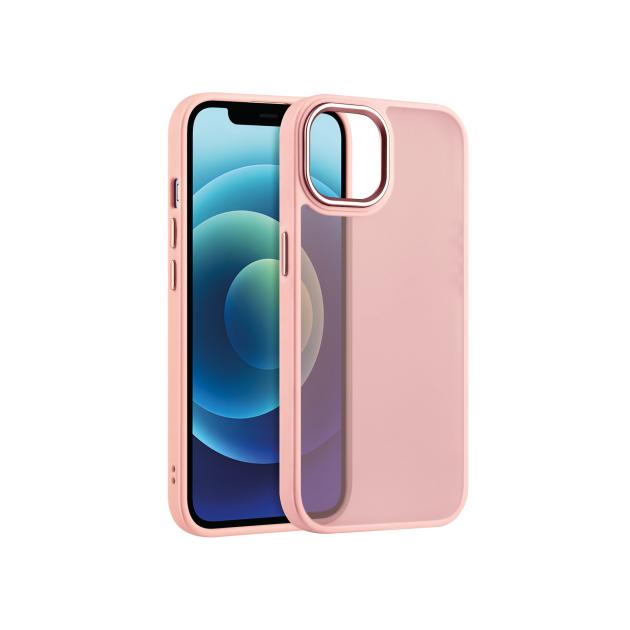 Coque Satin Matte Rose iPhone