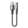 Câble Adaptateur USB / Jack Tressé 3.5mm REMAX C21 - 0.12M - Noir