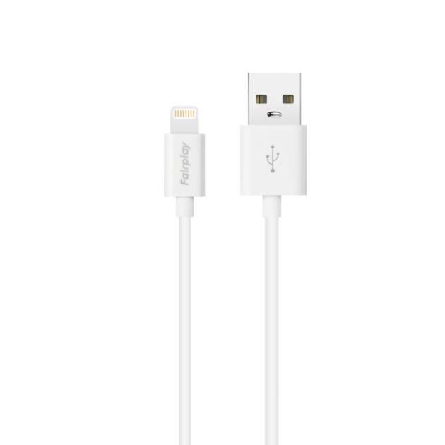 FAIRPLAY SENECIO Câble Lightning 1m Blanc