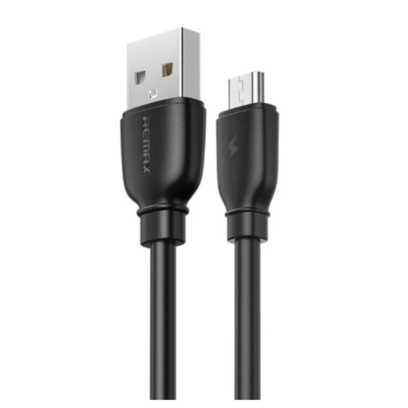 Câble USB / Micro-USB 2.4A Remax RC-138m - 1M - Noir