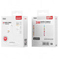 Câble USB / Micro USB- D-power F3004 - 3M - Blanc