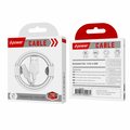 Câble USB / Type-C - D-power F6002 - 1M Blanc