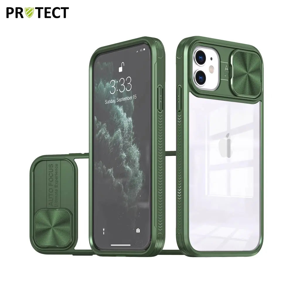 Coque de Protection IE027 PROTECT pour Apple iPhone Vert Foncé