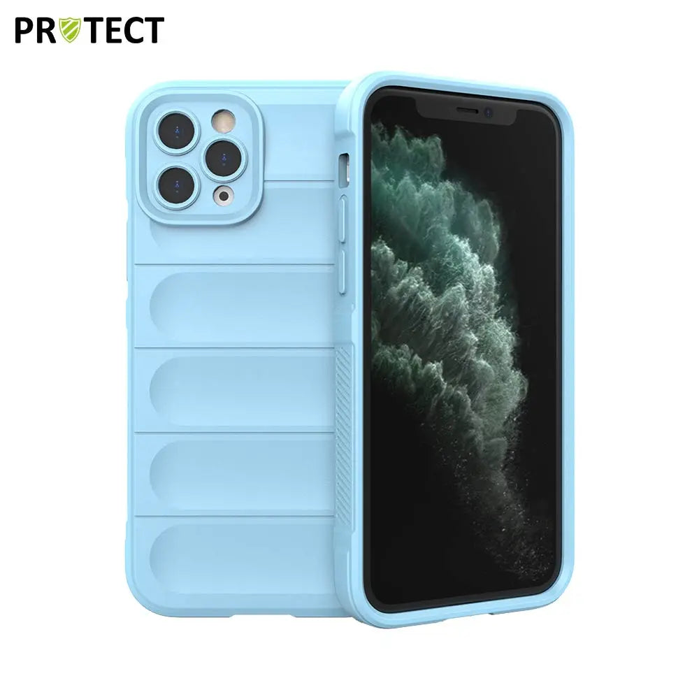 Coque de Protection IX008 PROTECT pour Apple iPhone Bleu Clair