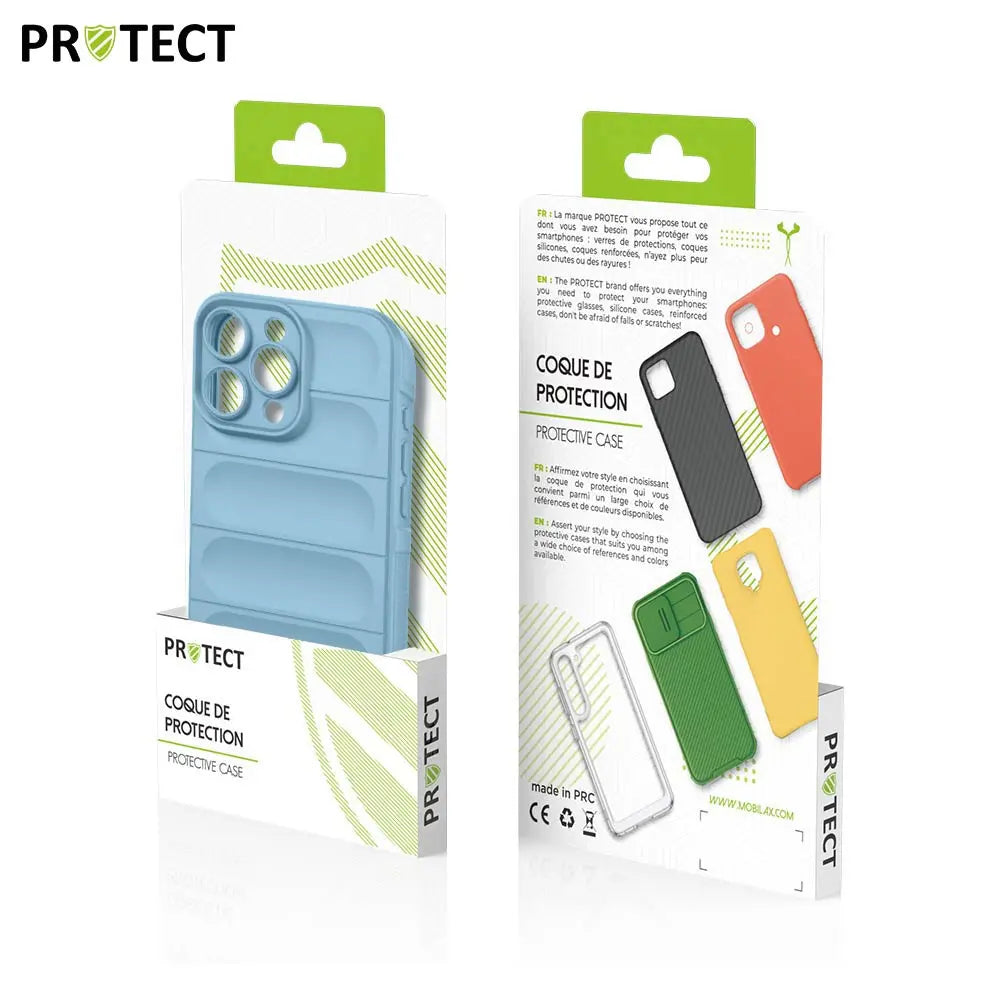 Coque de Protection IX008 PROTECT pour Apple iPhone Bleu Clair