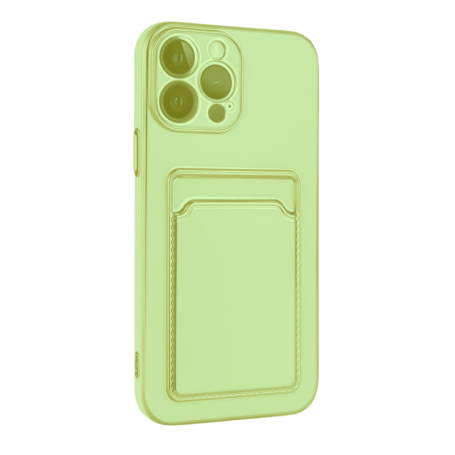 Coque de téléphone Antichoc avec Porte-Cartes pour iPhone Vert