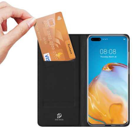 Étui Rabat Skin Pro pour iPhone Bleu