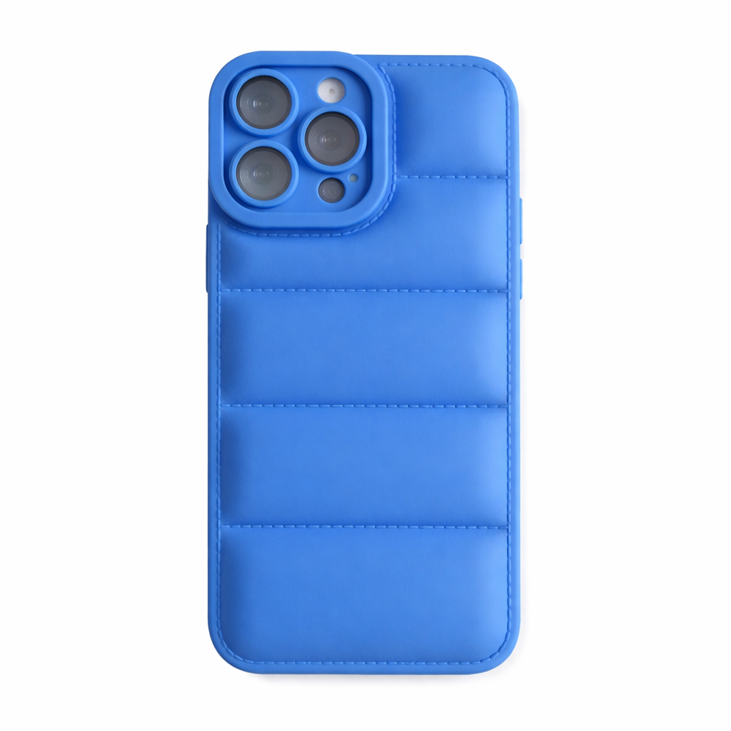Coque de téléphone en Duvet Givré Bleu IPhone