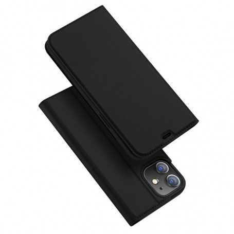Étui Rabat Skin Pro pour iPhone Noir
