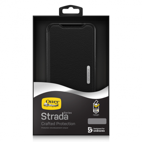 Étui Rabat Portefeuille Otterbox Strada Noir IPhone