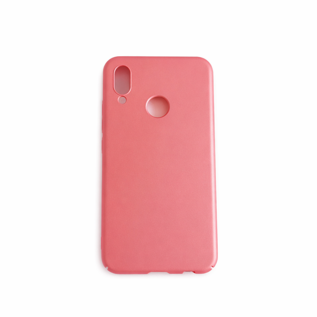 Coque de couleur unie ultra mince Rose Huawei