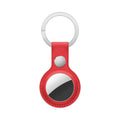 Porte-clés AirTag en Cuir Rouge