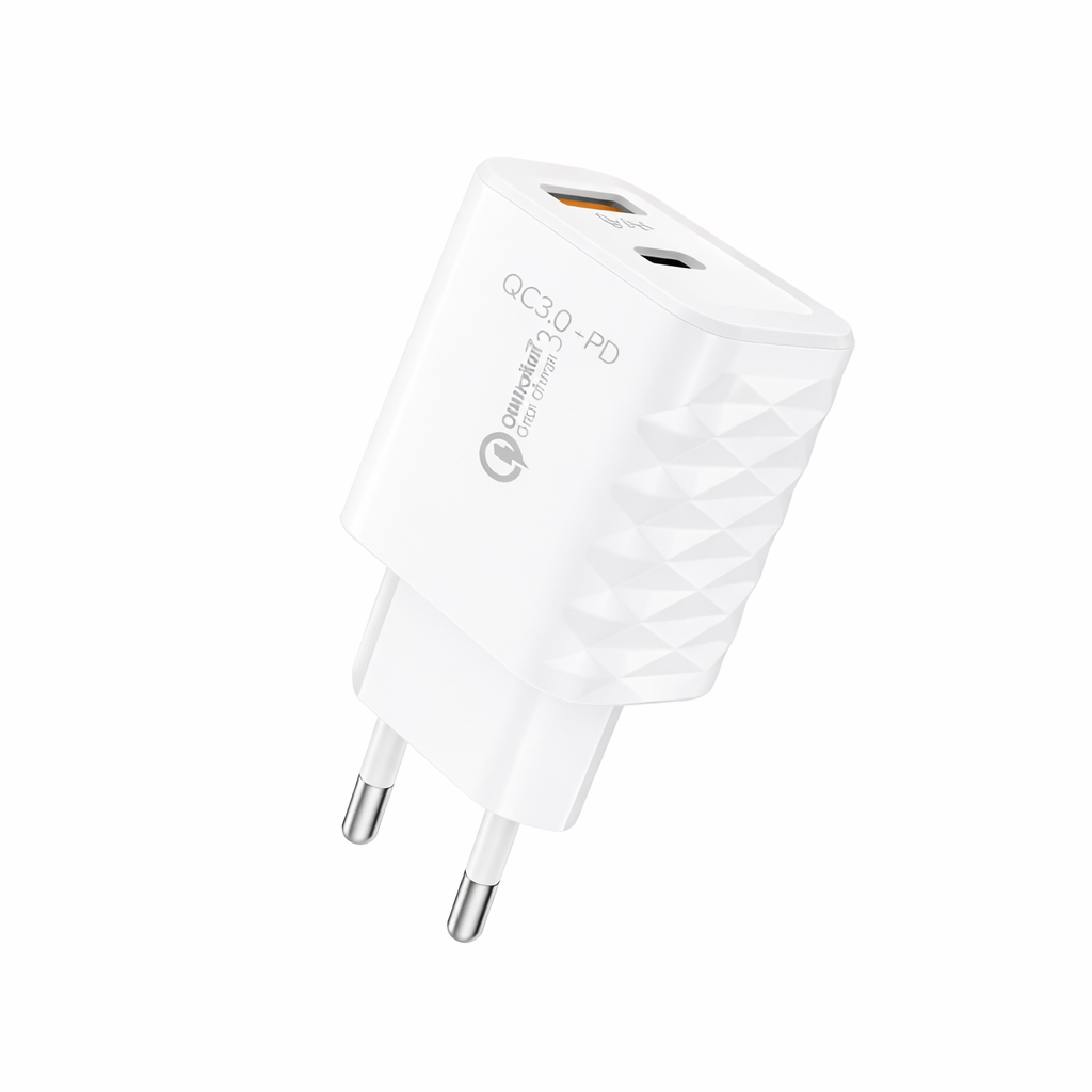 Chargeur secteur  USB-A 18W Foneng EU54 Blanc