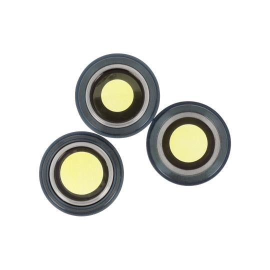 Lentille Caméra Arrière avec Contour iPhone (Bleu) (ReLife)